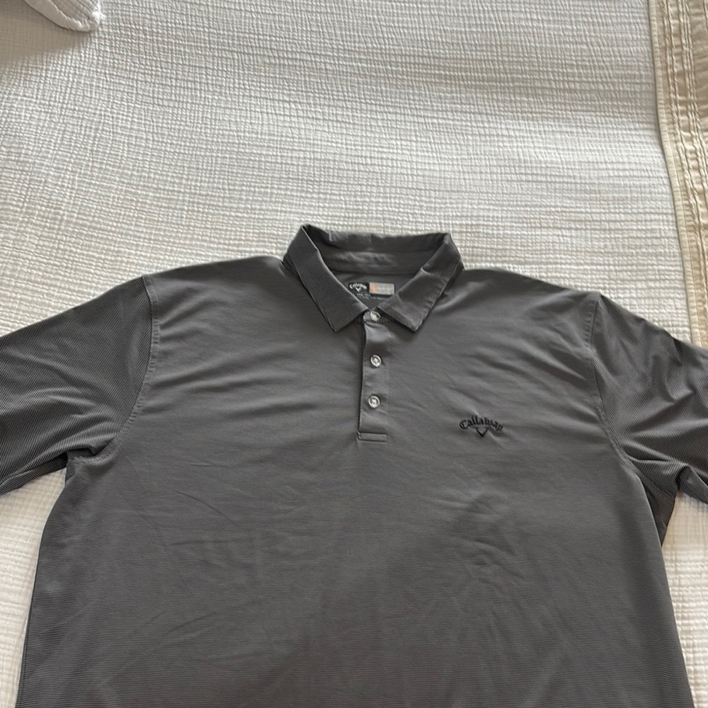 Callaway Men's Gray Golf Polo Shirt
